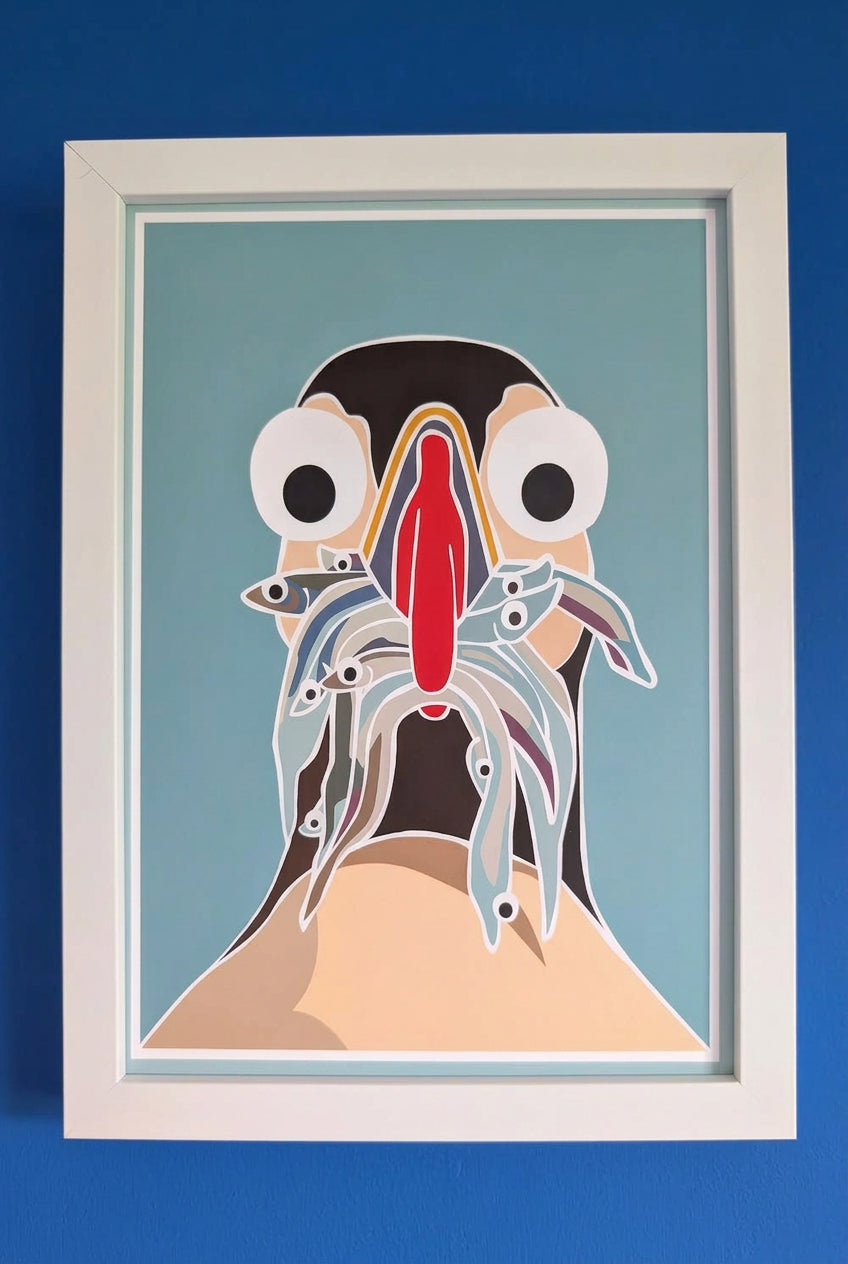 Puffin A4 Print
