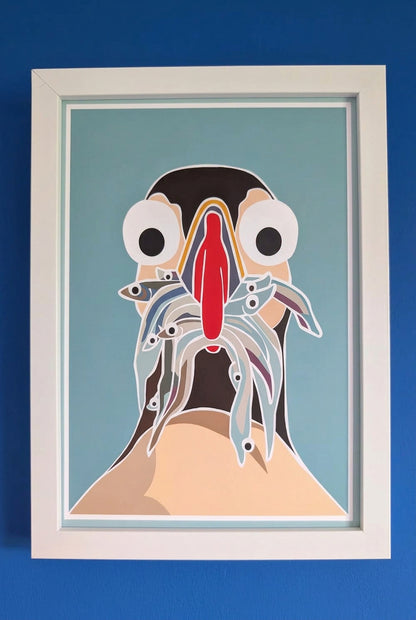 Puffin A4 Print