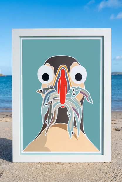 Puffin A4 Print