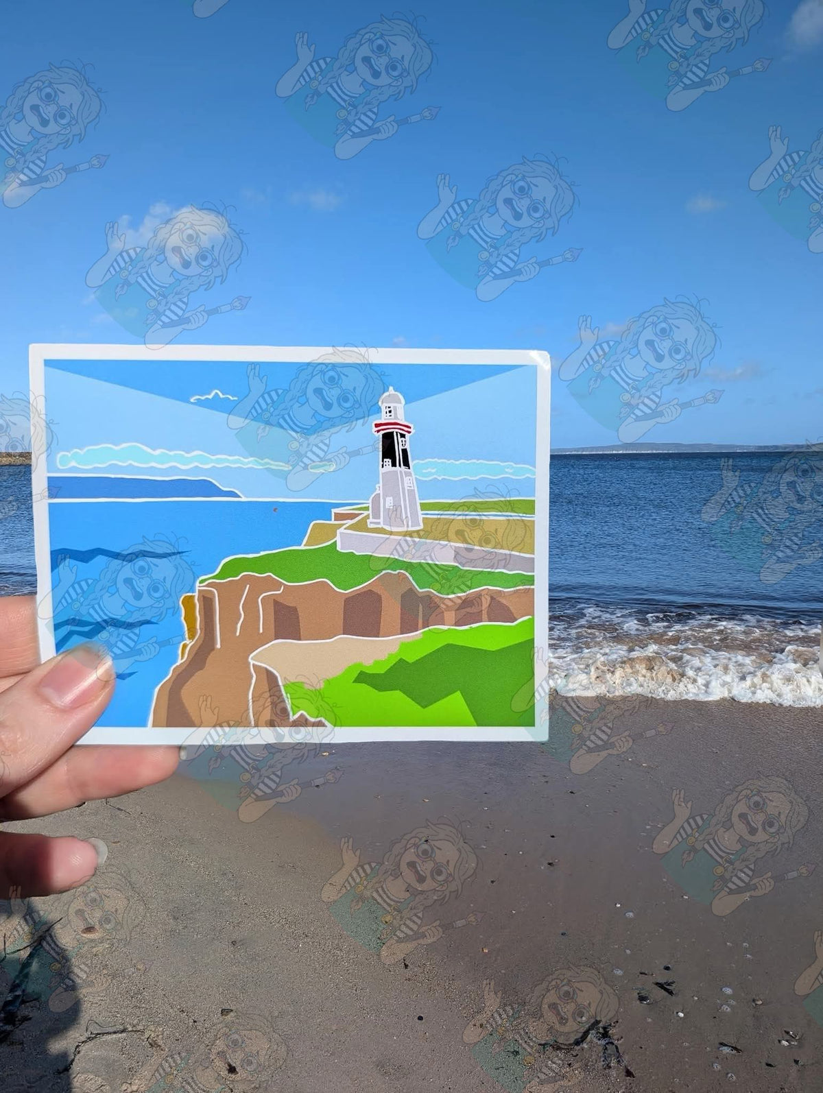 Rathlin lighthouse Sticker
