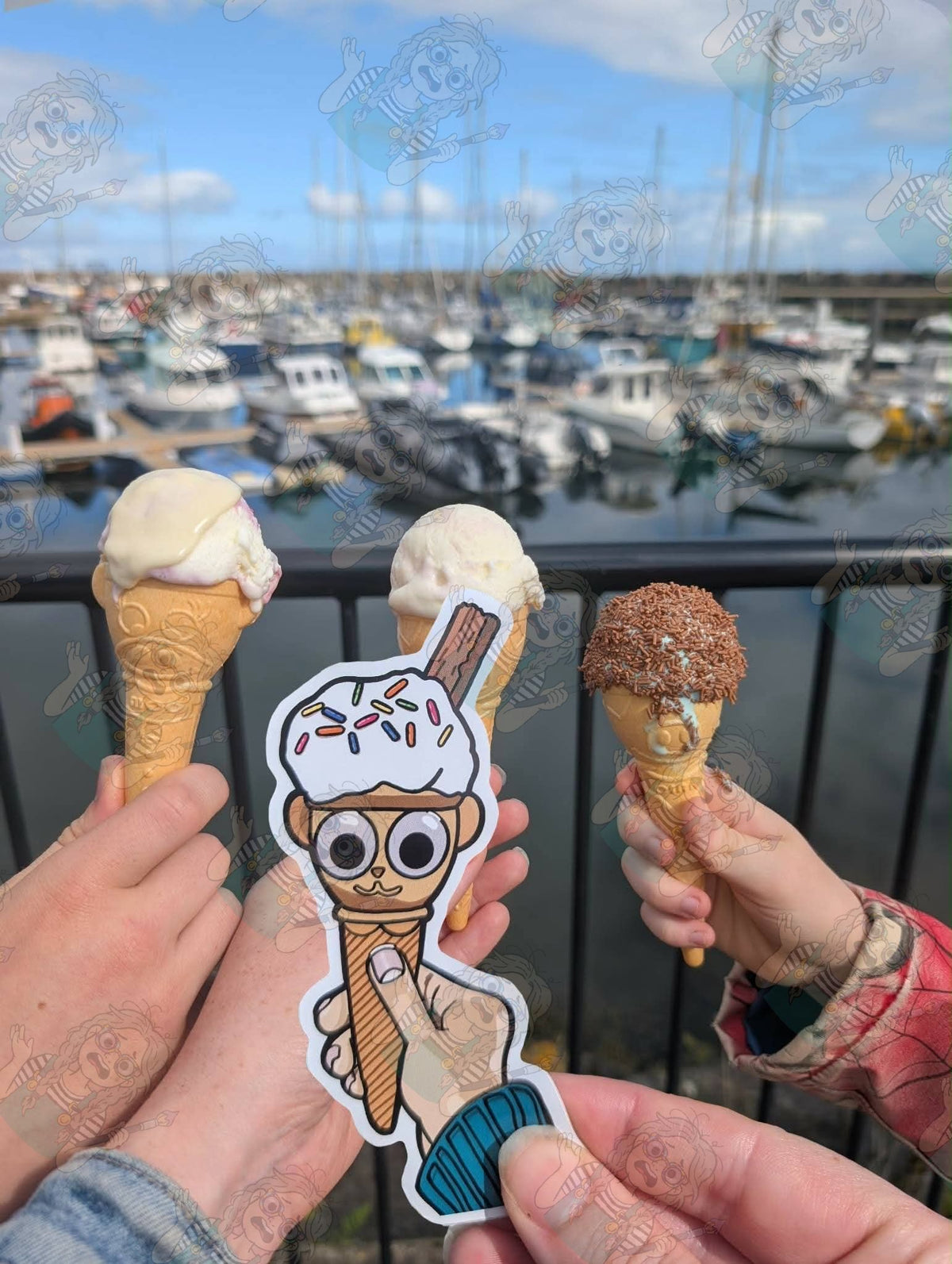 Ice cream Sticker