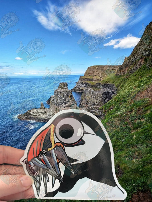 Hungry puffin Sticker